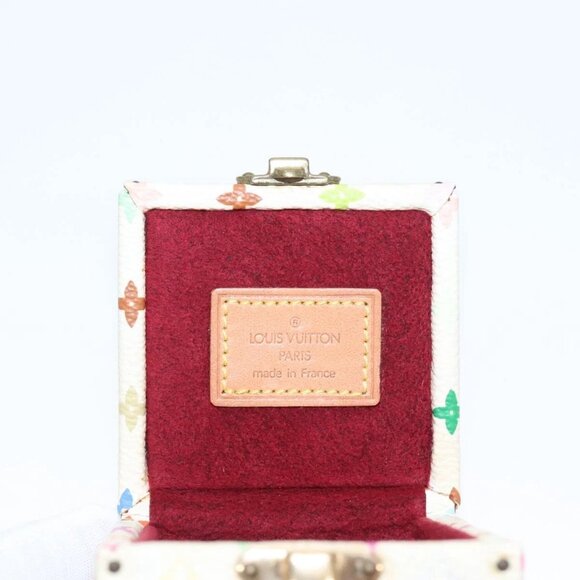LOUIS VUITTON Monogram Multicolor Jewelry Box White LV Auth 96899A - Picture 10 of 16